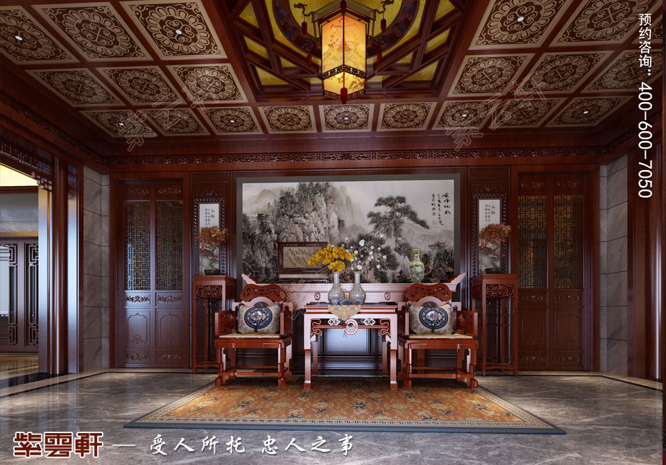 <a href=http://m.evcarfamily.com/gudianzhongshi/ target=_blank class=infotextkey>古典中式風格</a>別墅裝修玄關效果圖